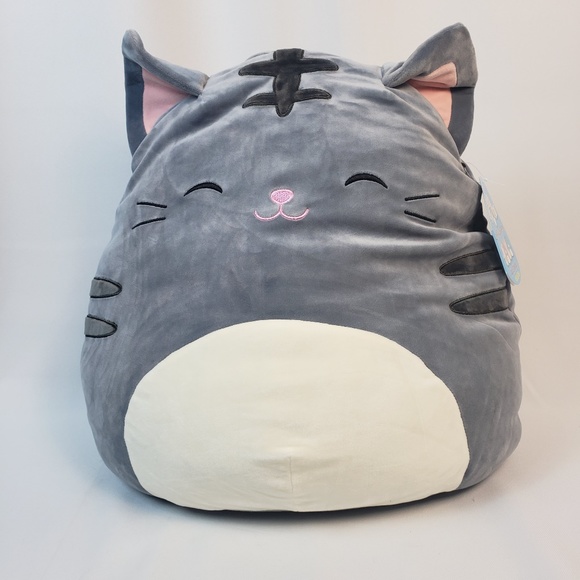 gray cat squishmallow
